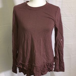 Altar’d State crewneck shirt with ruffle